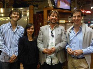 SLA ECCA award winners 2011: Samuel Wiggins, Natalia Madjarevic, Ned Potter and Chris Cooper