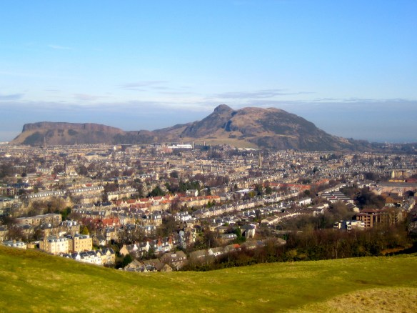 Panorama of the city of Edinburgh