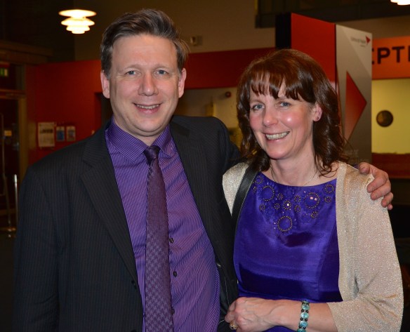 The newly inaugurated Professor Duff and his wife Liz