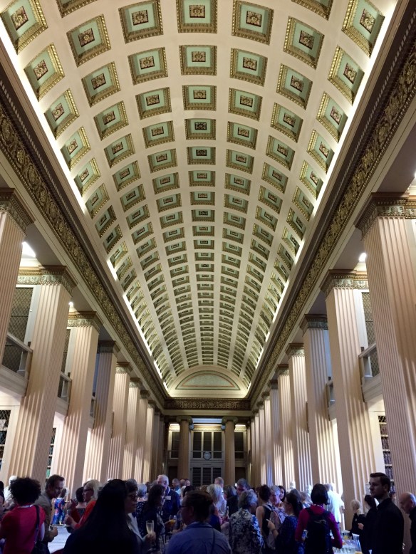 EAHIL reception at the Playfair Library