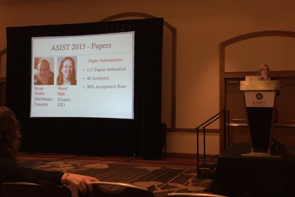Professor Lisa Given introduces ASIST 2015