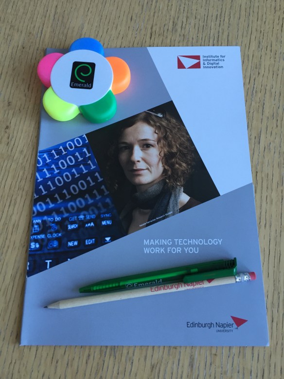 #InfoSciScot delegate pack