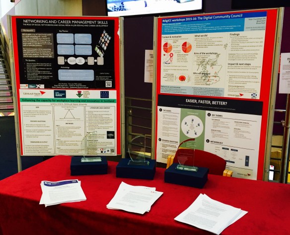 Centre for Social Informatics stand and awards