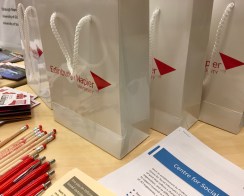 Napier goodies at the #ASIST2016 University reception