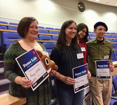FameLab 2017 Edinburgh heat winners he
