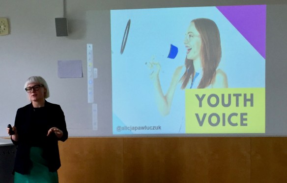 Alicja Pawluczuk presents at #i3RGU 2017