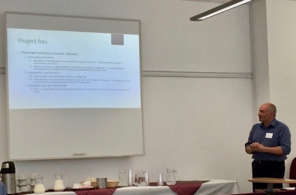 Keynote speaker Simeon Yates