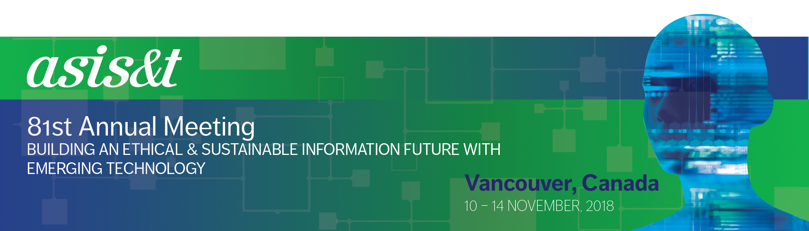 ASIST 2018 Vancouver banner #asist2018
