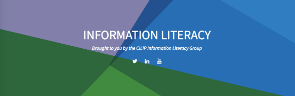 CILIP Information Literacy Group banner