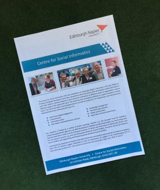 Centre for Social Informatics flyer 2019 CSI