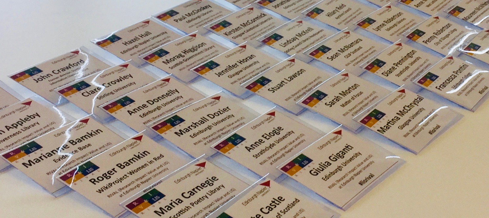 #lisrival RIVAL event 1 delegate badges