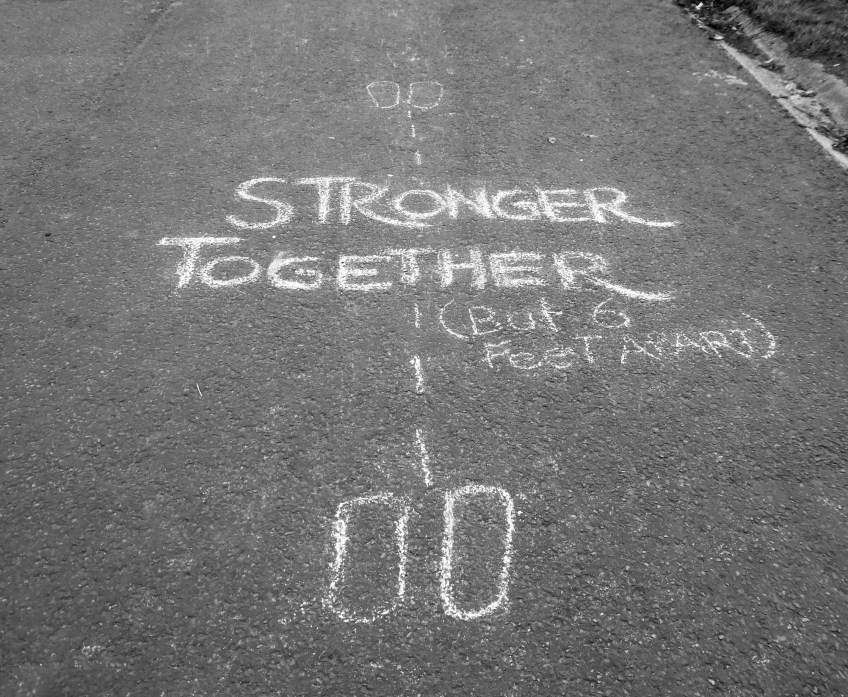 six feet apart social distancing