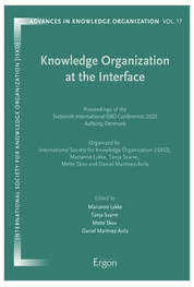 ISKO 2020 conference proceedings cover
