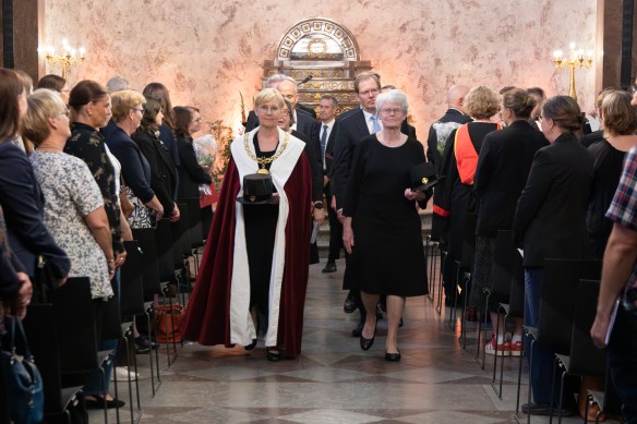 Gunilla, Widén, Rector, inauguration, Åbo Akademi, procession
